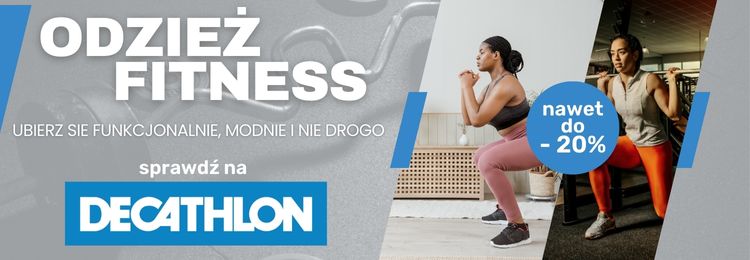 odzież fitness decathlon