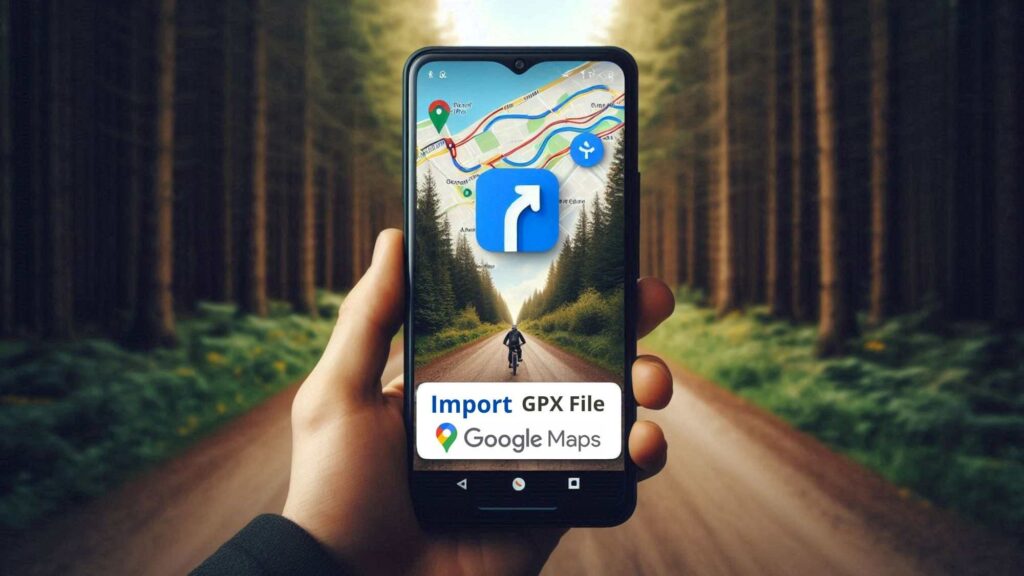 import gpx na telefon