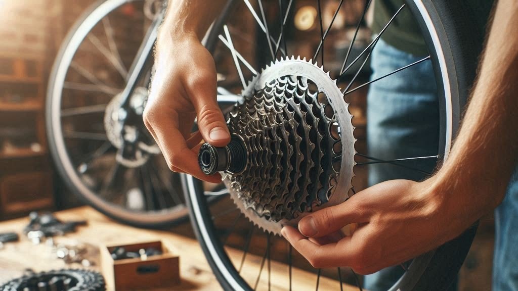 demontaż kasety rowerowej